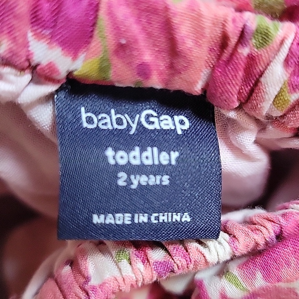 Baby Gap Floral Pink Kids Dress SIZE 2T - Picture 2 of 7